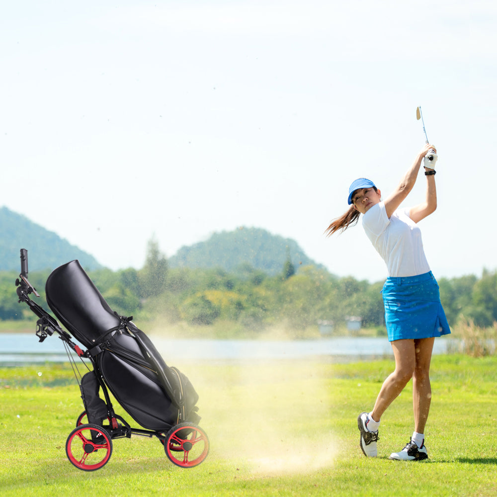 4 Wheels Lightweight Golf Push Cart