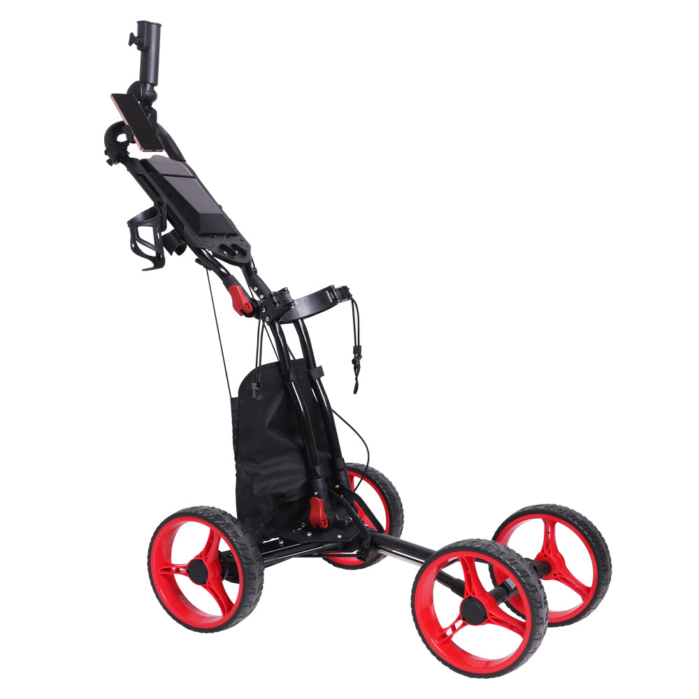 4 Wheels Lightweight Golf Push Cart