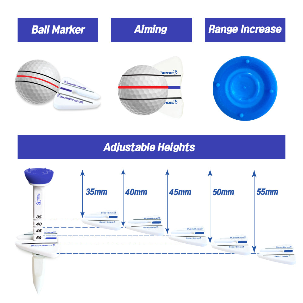 Premium Golf Tee Birdie Tee
