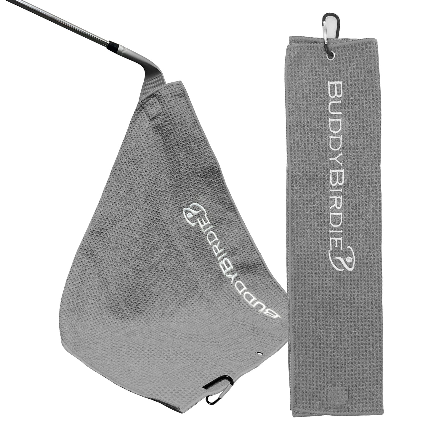 BUDDYBIRDIE Magnet-it Tri-Fold Golf Towel
