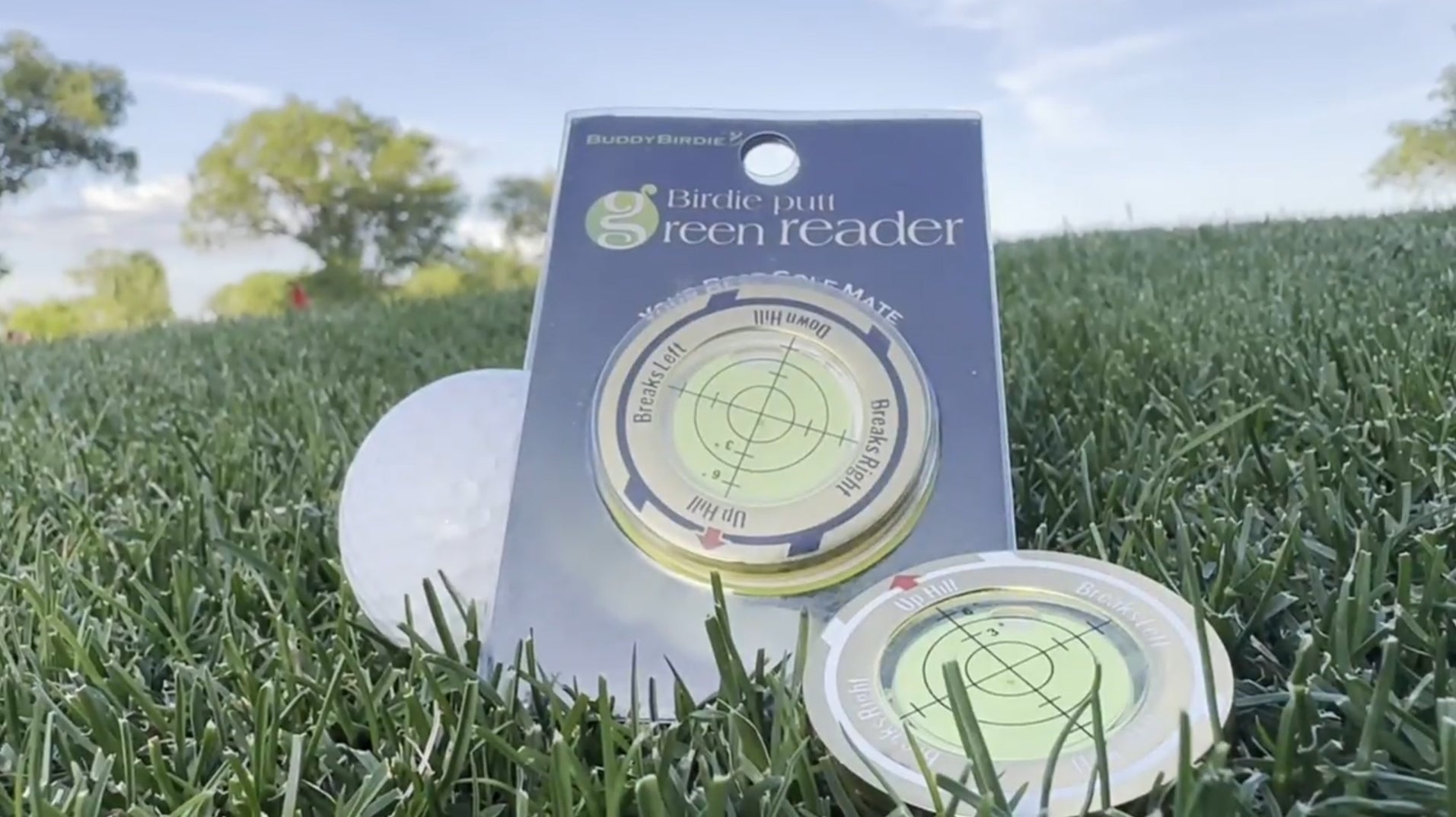 Load video: Buddybirdie Birdie Putt Green Reader