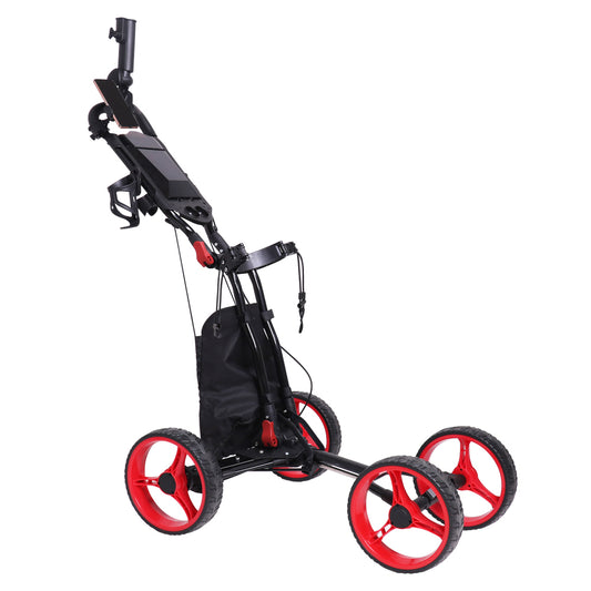 4 Wheels Lightweight Golf Push Cart